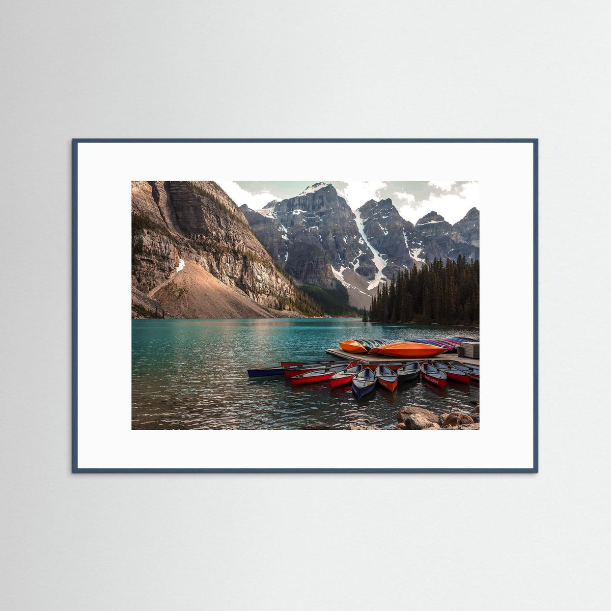 Beautiful Moraine Lake, Alberta in Canada. 
