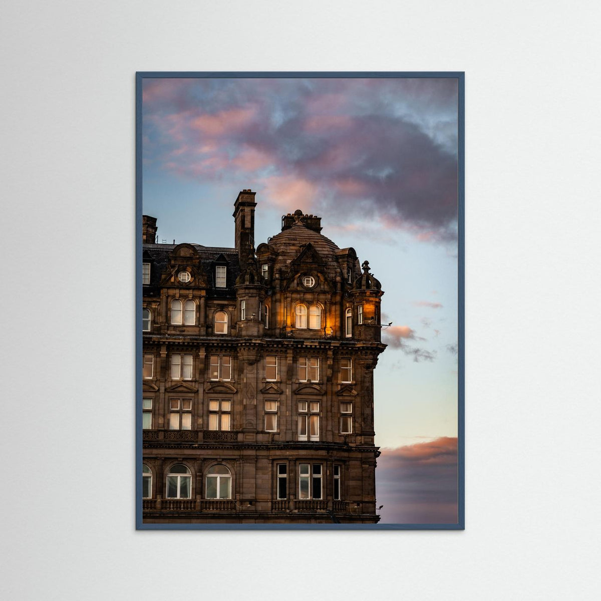 Sunset Glow, Edinburgh Centre, Scotland