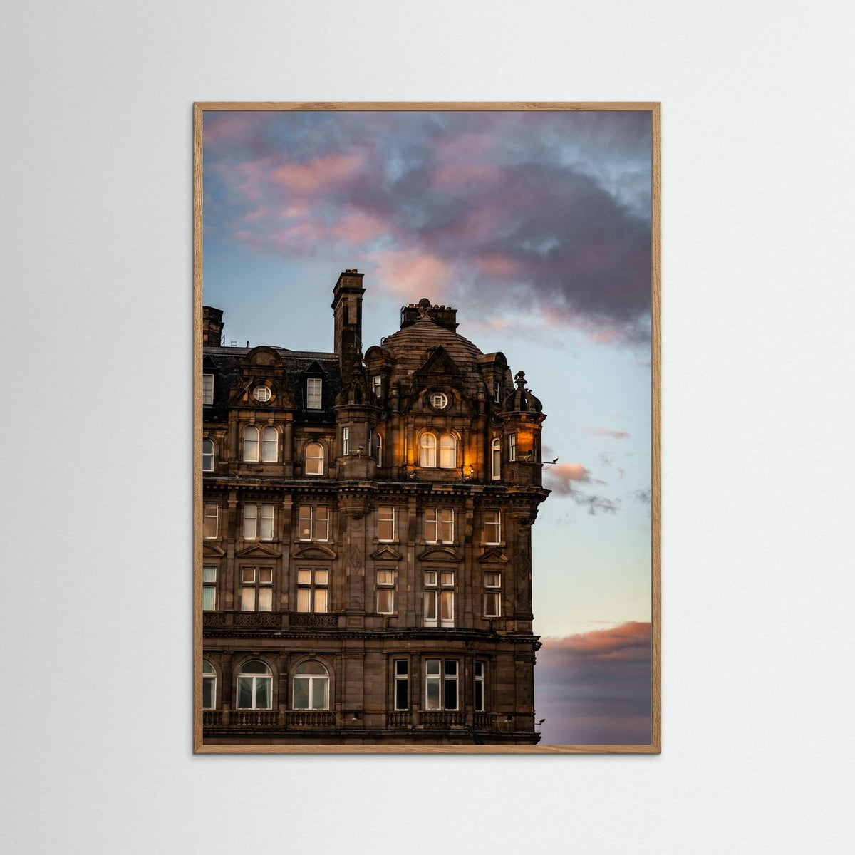 Sunset Glow, Edinburgh Centre, Scotland