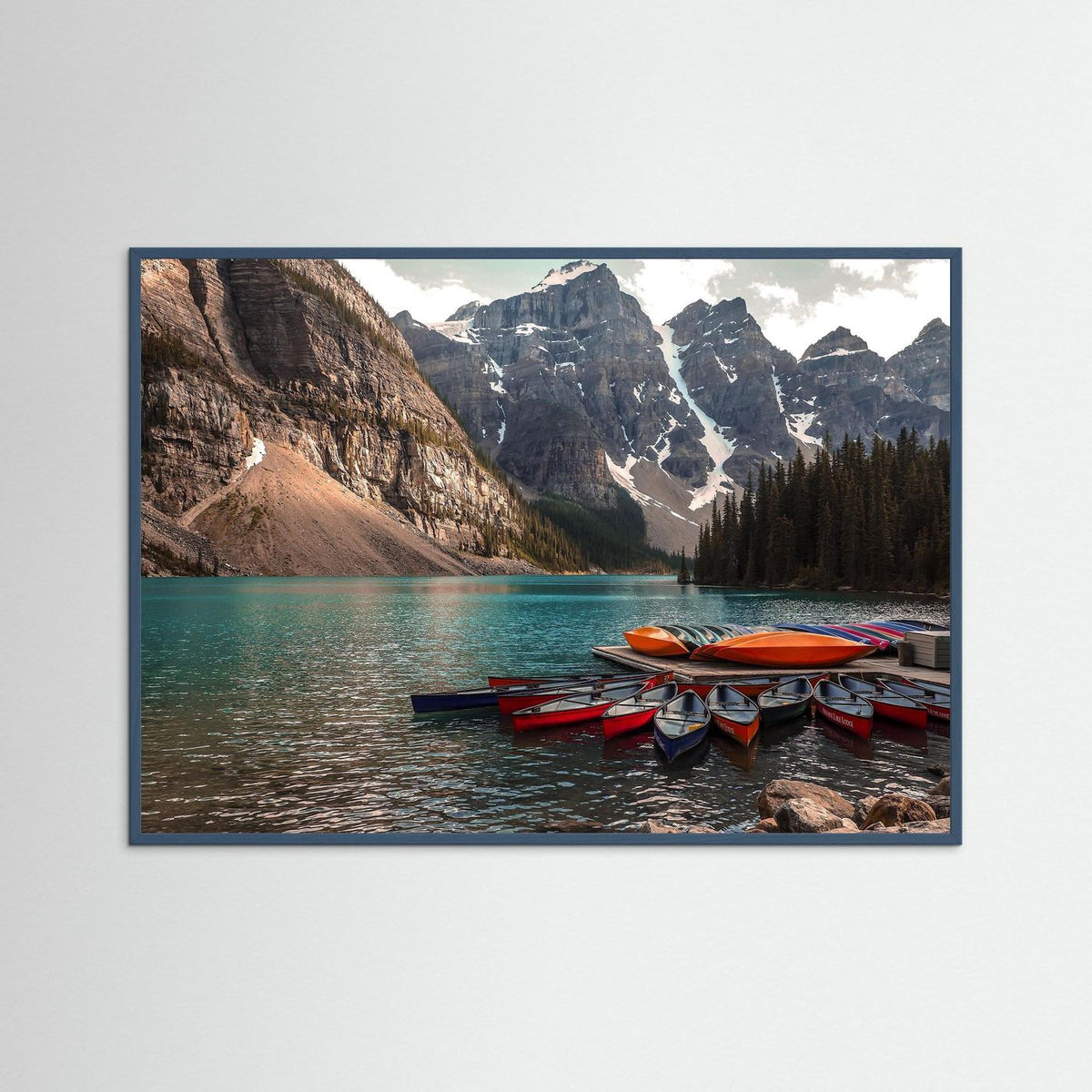 Beautiful Moraine Lake, Alberta in Canada. 