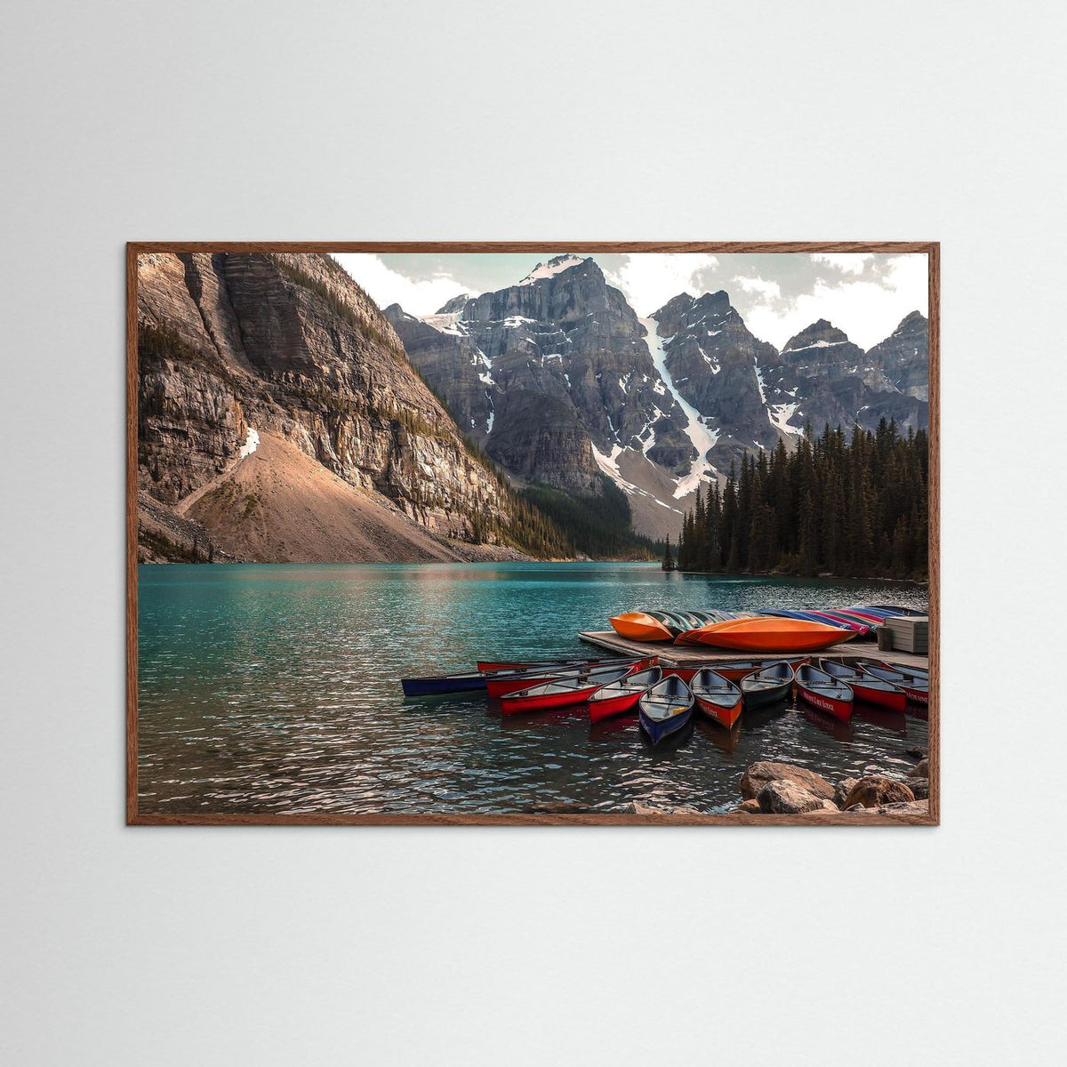 Beautiful Moraine Lake, Alberta in Canada. 