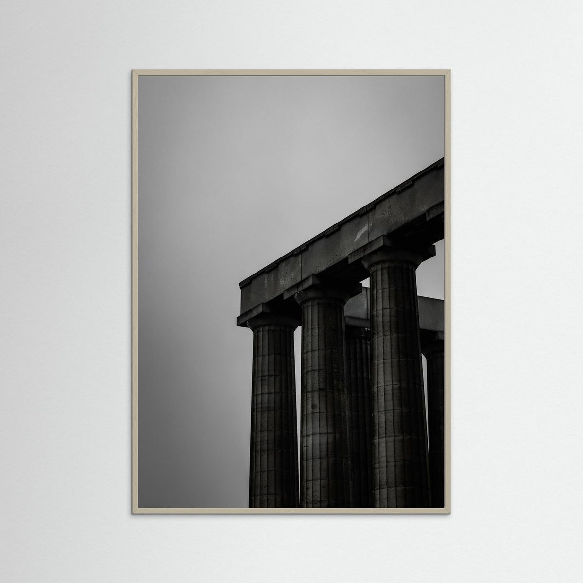 Minimalistic Calton Hill, Edinburgh, Scotland