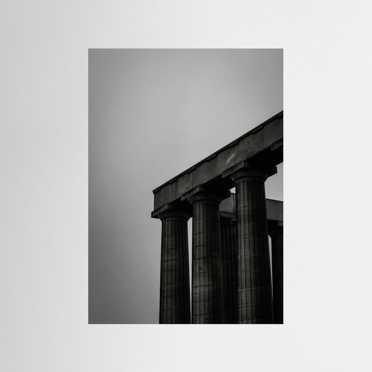 Minimalistic Calton Hill, Edinburgh, Scotland