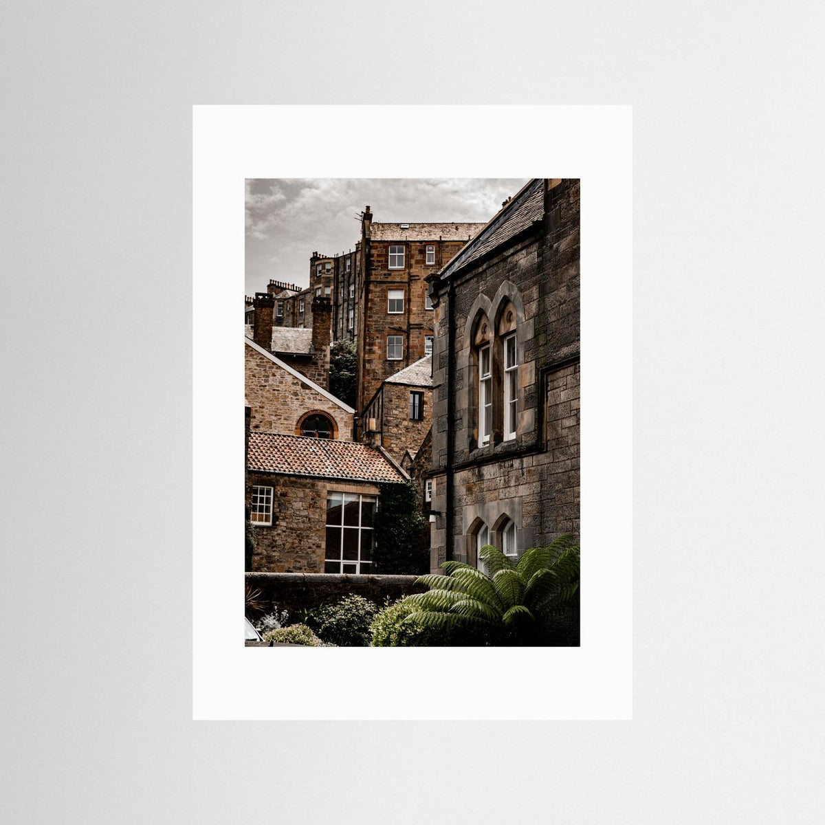 Moody vibes in Dean Village, Edinburgh 
