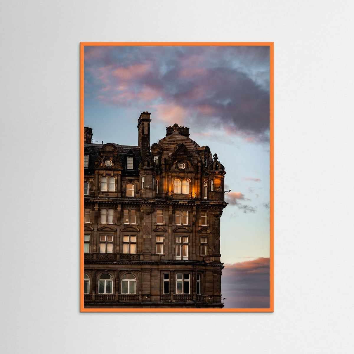 Sunset Glow, Edinburgh Centre, Scotland