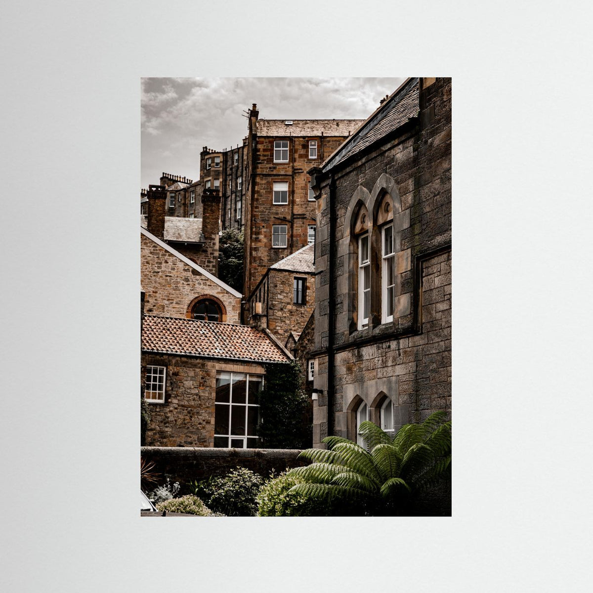 Moody vibes in Dean Village, Edinburgh 