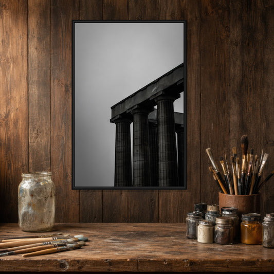 Minimalistic Calton Hill, Edinburgh, Scotland